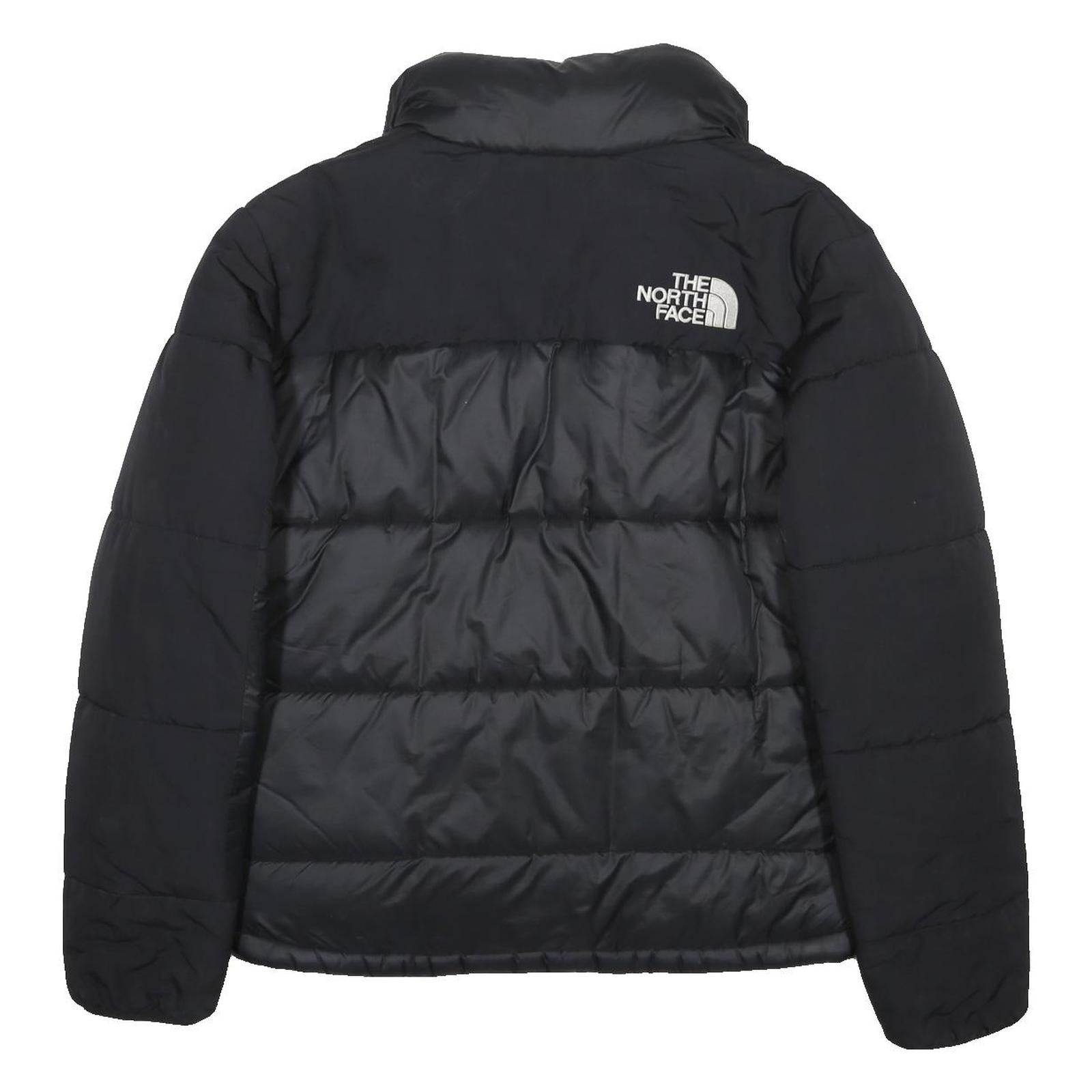 THE NORTH FACE Womens Black Nylon Puffer Jacket S Winter Outdoor Zip Pockets