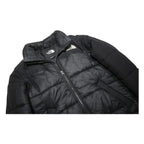THE NORTH FACE Womens Black Nylon Puffer Jacket S Winter Outdoor Zip Pockets