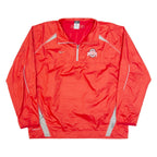 NIKE Ohio State Buckeyes Mens Pullover Jacket Red USA L