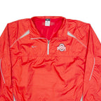 NIKE Ohio State Buckeyes Mens Pullover Jacket Red USA L