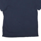 HILFIGER DENIM Mens Navy Blue Cotton Blend T-Shirt M Short Sleeve Crew Neck