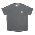 CARHARTT Mens Grey Pocket T-Shirt L Short Sleeve Crew Neck Cotton Blend Workwear