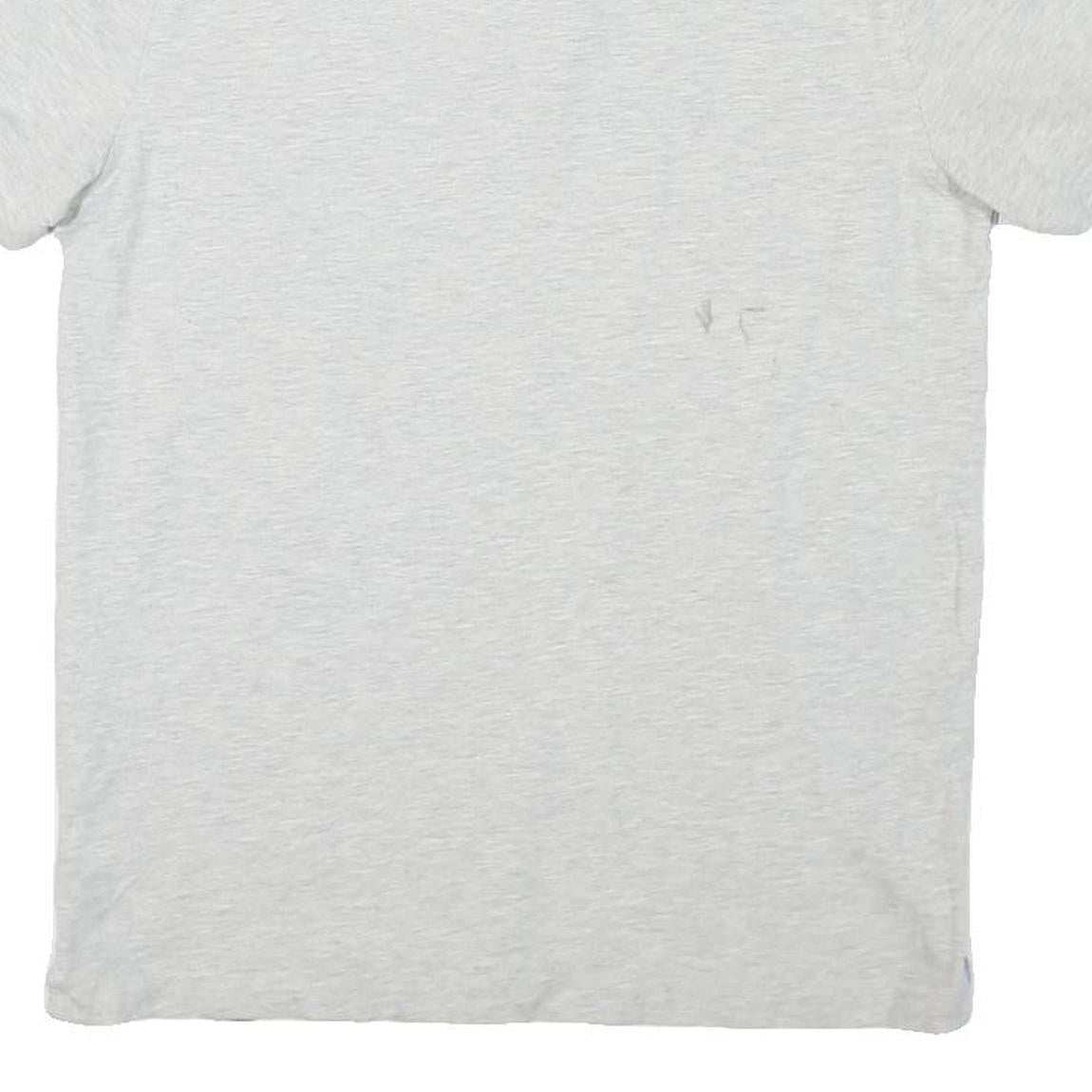 TOMMY HILFIGER Mens Grey Short Sleeve Cotton Blend Polo Shirt M Classic Logo