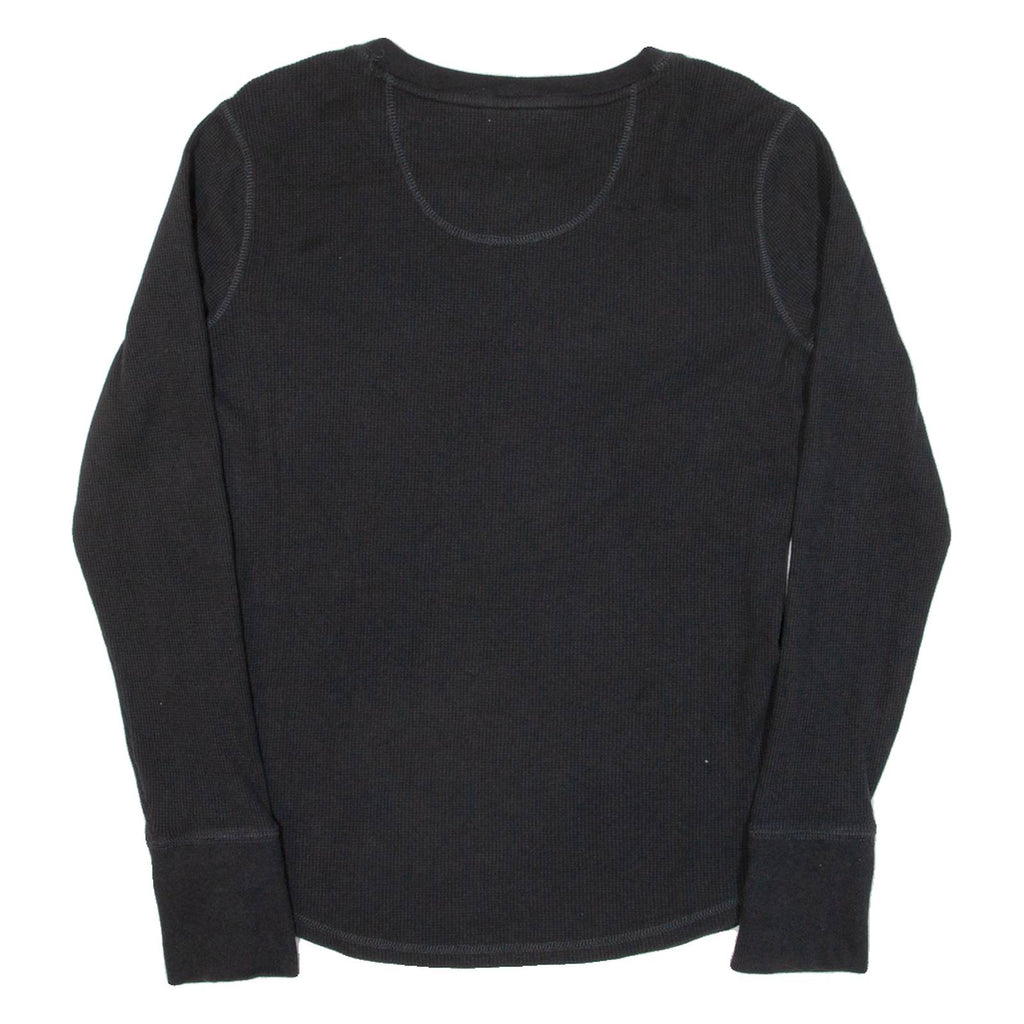 CARHARTT Womens T-Shirt Black Long Sleeve M
