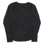 CARHARTT Womens T-Shirt Black Long Sleeve M