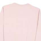 FILA Womens Pink Crew Neck M Sweatshirt Cotton Blend Pullover Casual Basic