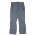 CRIVIT Mens Polyester Blend Grey Relaxed Straight Trousers W32 L30 Outdoor