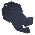 DICKIES Mens Navy Blue Cotton Blend Classic Dungarees L W40 L30 Workwear