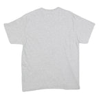 NFL Mens Grey Pittsburgh Steelers Football T-Shirt L Short Sleeve Crew Neck