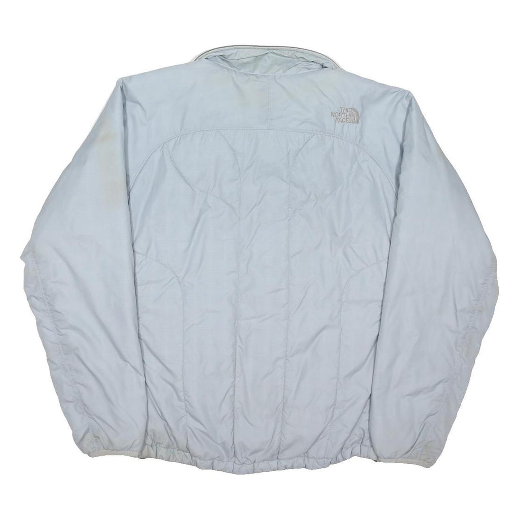 THE NORTH FACE Womens Grey Outdoor Jacket L Polyester Blend Zip Plain