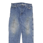 DICKIES Mens Regular Blue Denim Jeans W36 L36 Workwear Cotton Blend Zip
