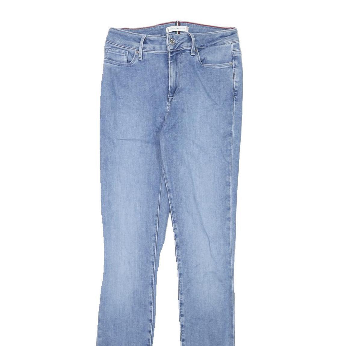 TOMMY HILFIGER Womens Slim Skinny Denim Light Blue Jeans W24 L31