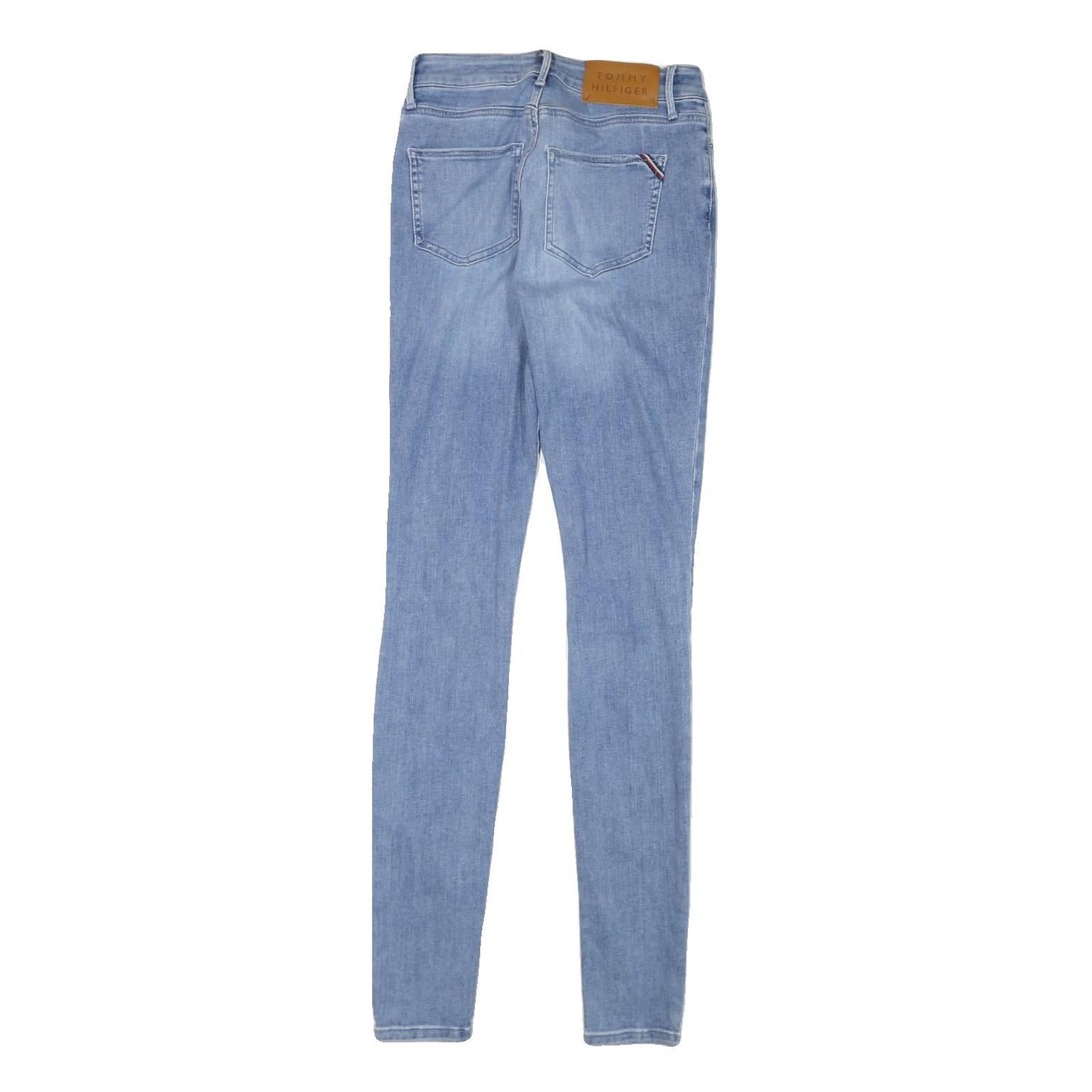 TOMMY HILFIGER Womens Slim Skinny Denim Light Blue Jeans W24 L31