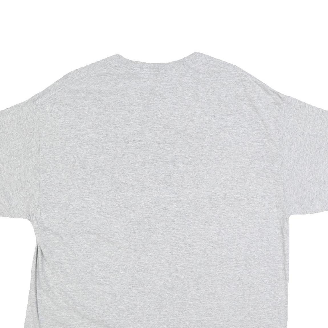 GILDAN Mens Grey NASA Space Graphic T-Shirt M Short Sleeve Crew Neck Casual