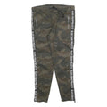 BLACK SQUAD Mens Cotton Blend Green Camouflage Slim Tapered Trousers W34 L30