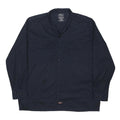 DICKIES Mens Black Work Shirt XL Polyester Blend Button Closure Casual