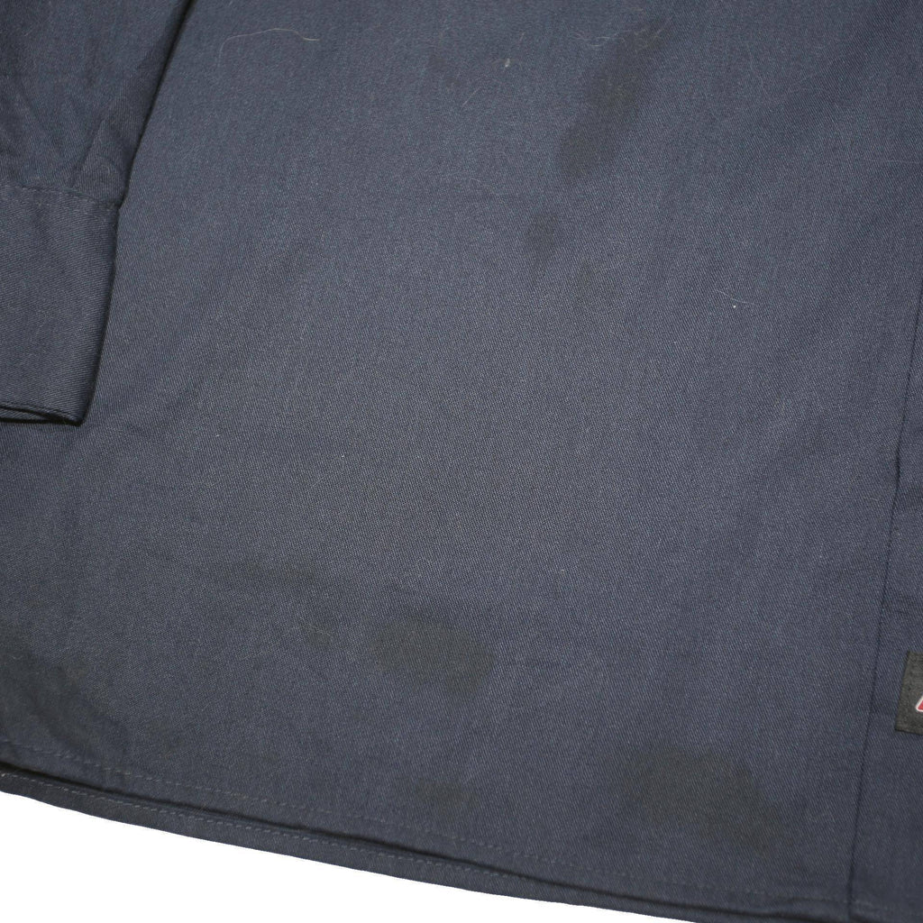 DICKIES Mens Black Work Shirt XL Polyester Blend Button Closure Casual