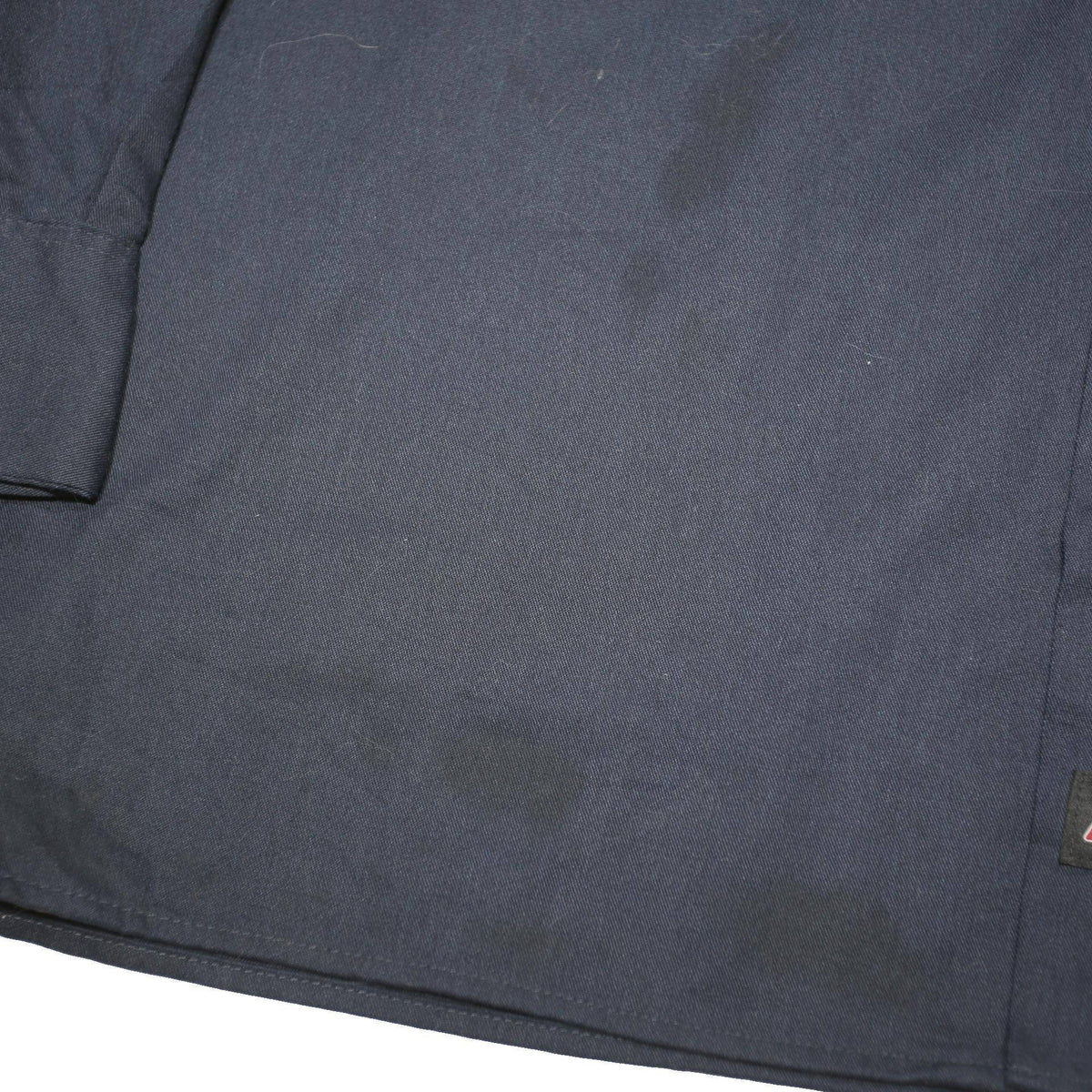 DICKIES Mens Black Work Shirt XL Polyester Blend Button Closure Casual