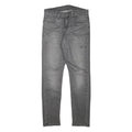 LEVI'S Mens Slim Grey Denim Slim Jeans W30 L29 Stylish Cotton Blend