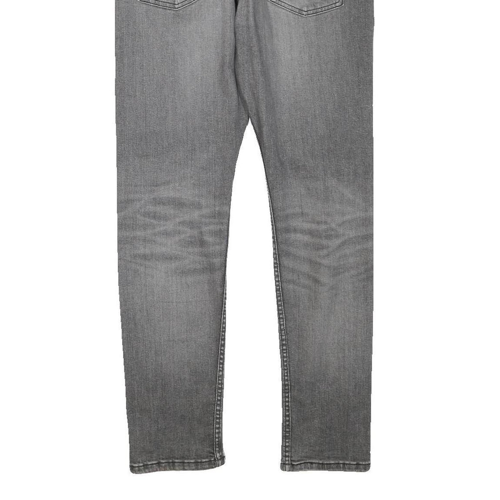 LEVI'S Mens Slim Grey Denim Slim Jeans W30 L29 Stylish Cotton Blend