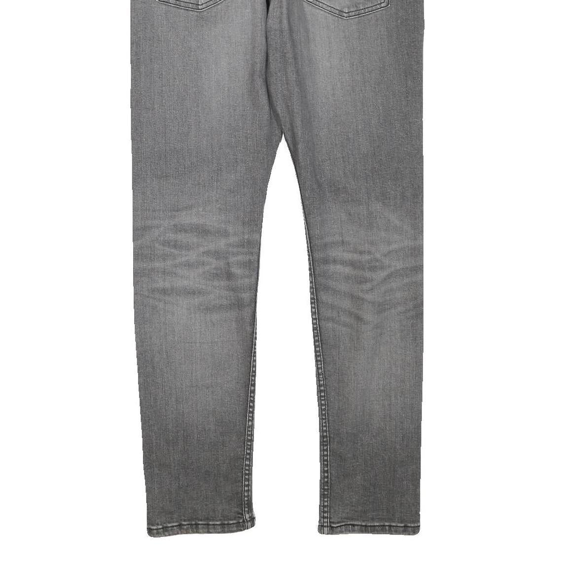 LEVI'S Mens Slim Grey Denim Slim Jeans W30 L29 Stylish Cotton Blend