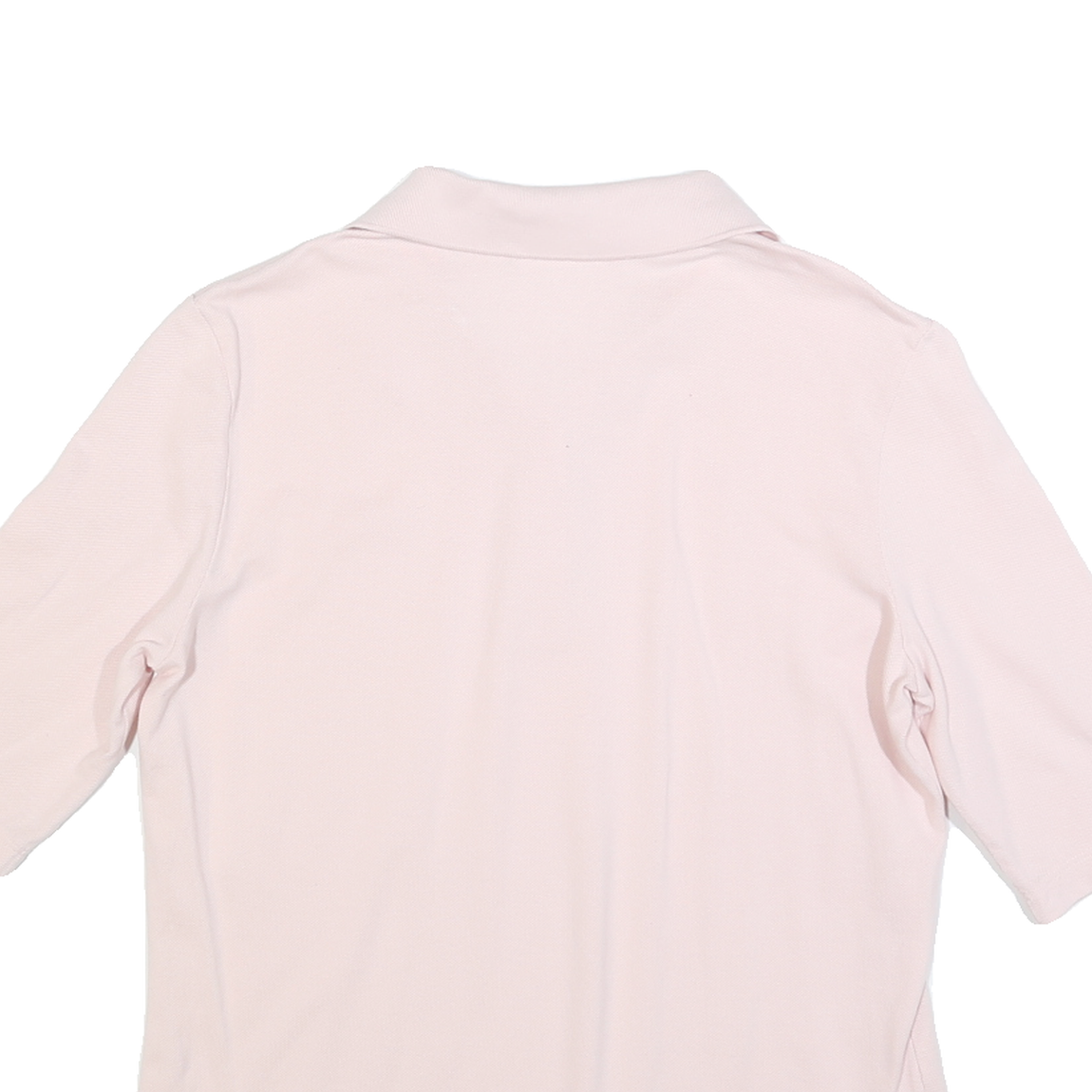 LACOSTE Womens Pink Polo Shirt Cotton Blend Short Sleeve Plain M Casual Classic