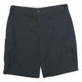 DICKIES Mens Cargo Black Shorts XL W40 Workwear Polyester Blend
