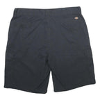 DICKIES Mens Cargo Black Shorts XL W40 Workwear Polyester Blend