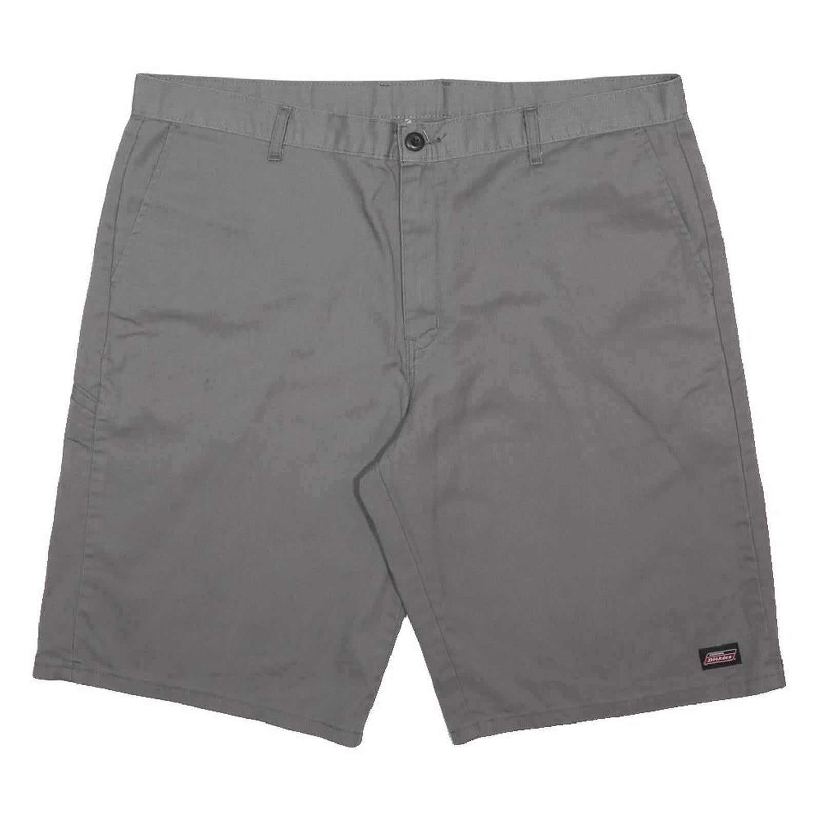 DICKIES Mens Shorts Grey Casual 2XL W42 Workwear Comfortable Cotton Blend