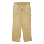DICKIES Mens Jeans Beige Regular Straight Denim Good Condition W34 L30 Workwear