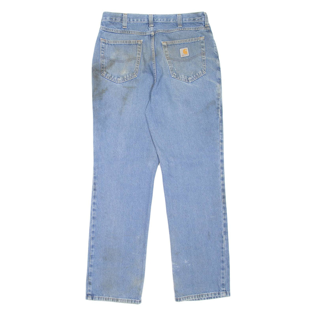 CARHARTT Workwear Mens Jeans Blue Regular Straight W32 L32