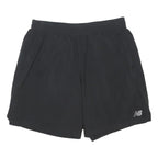 NEW BALANCE Mens Shorts Black M W30 Casual Polyester Blend Sportswear