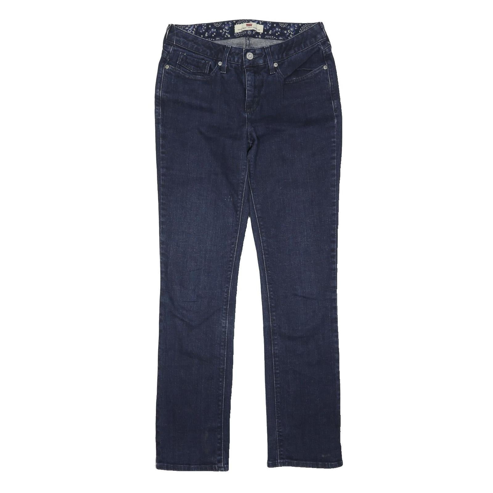LEVI'S 525 Womens Jeans Blue Regular Straight Denim Medium W28 L30 Classic Fit