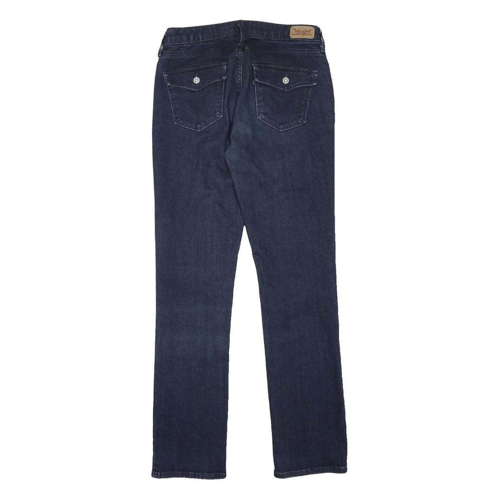 LEVI'S 525 Womens Jeans Blue Regular Straight Denim Medium W28 L30 Classic Fit