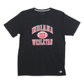 RUSSELL ATHLETIC Mens Black Indiana Wesleyan Graphic T-Shirt M Crew Neck Short