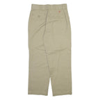 DICKIES Womens Trousers Beige Regular Straight W28 L26