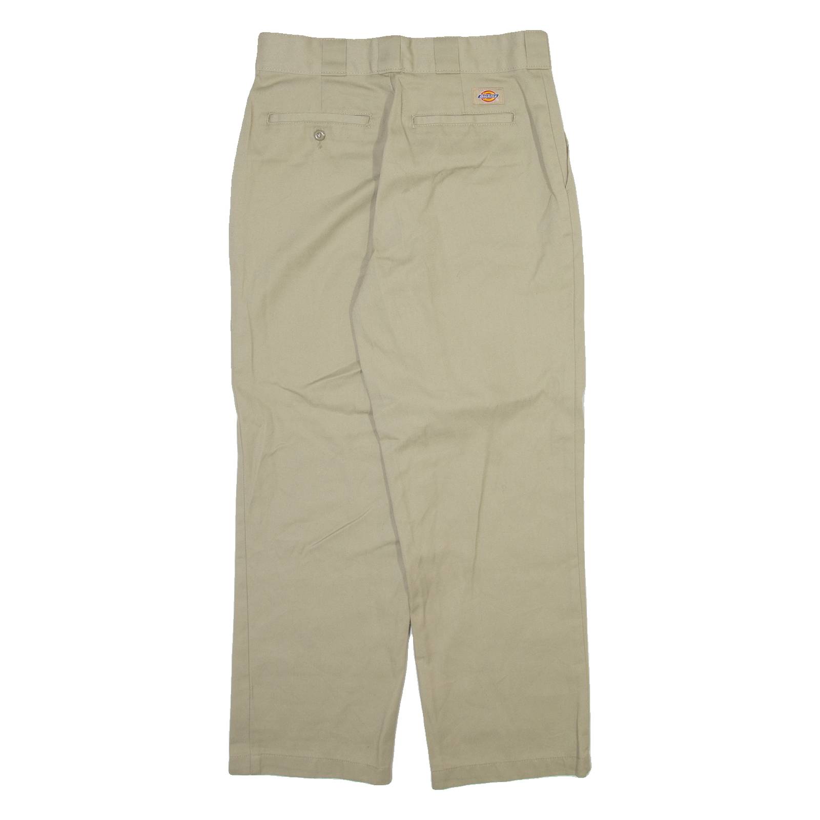 DICKIES Womens Trousers Beige Regular Straight W28 L26
