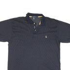 NAUTICA Mens Blue & Yellow Short Sleeve Polo Shirt XL Cotton Blend Classic Fit