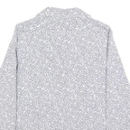 LEVI'S Womens White & Black Printed Shirt M Long Sleeve Cotton Casual