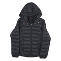 NAPAPIJRI Womens Black Hooded Puffer Jacket S Polyester Blend Quilted