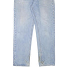 CARHARTT Mens Jeans Blue Regular Straight Denim Light W34 L31 Zip Closure