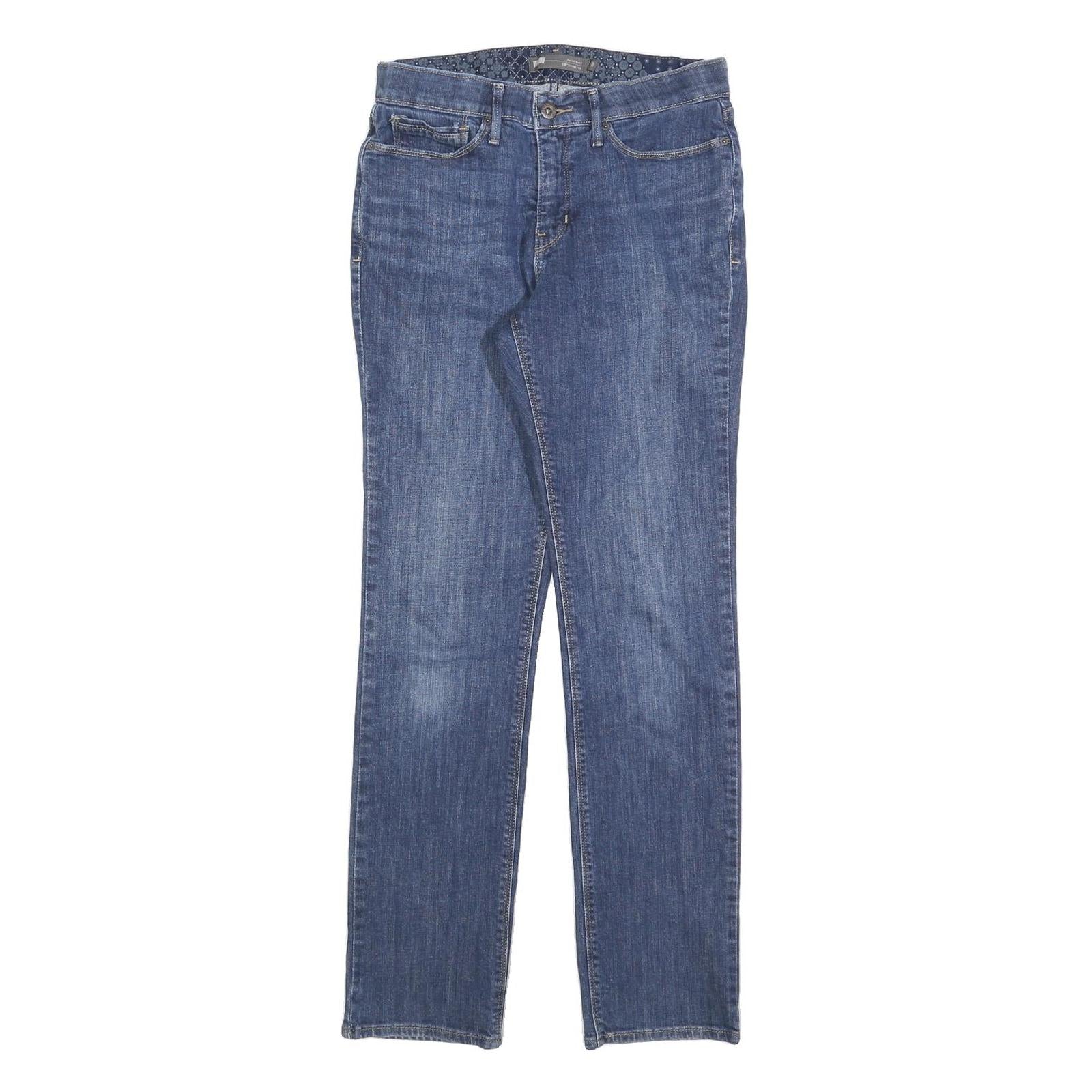 LEVI'S 525 Womens Jeans Blue Slim Straight Denim Medium W29 L30 Classic Fit