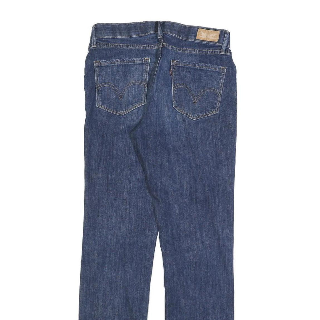 LEVI'S 525 Womens Jeans Blue Slim Straight Denim Medium W29 L30 Classic Fit