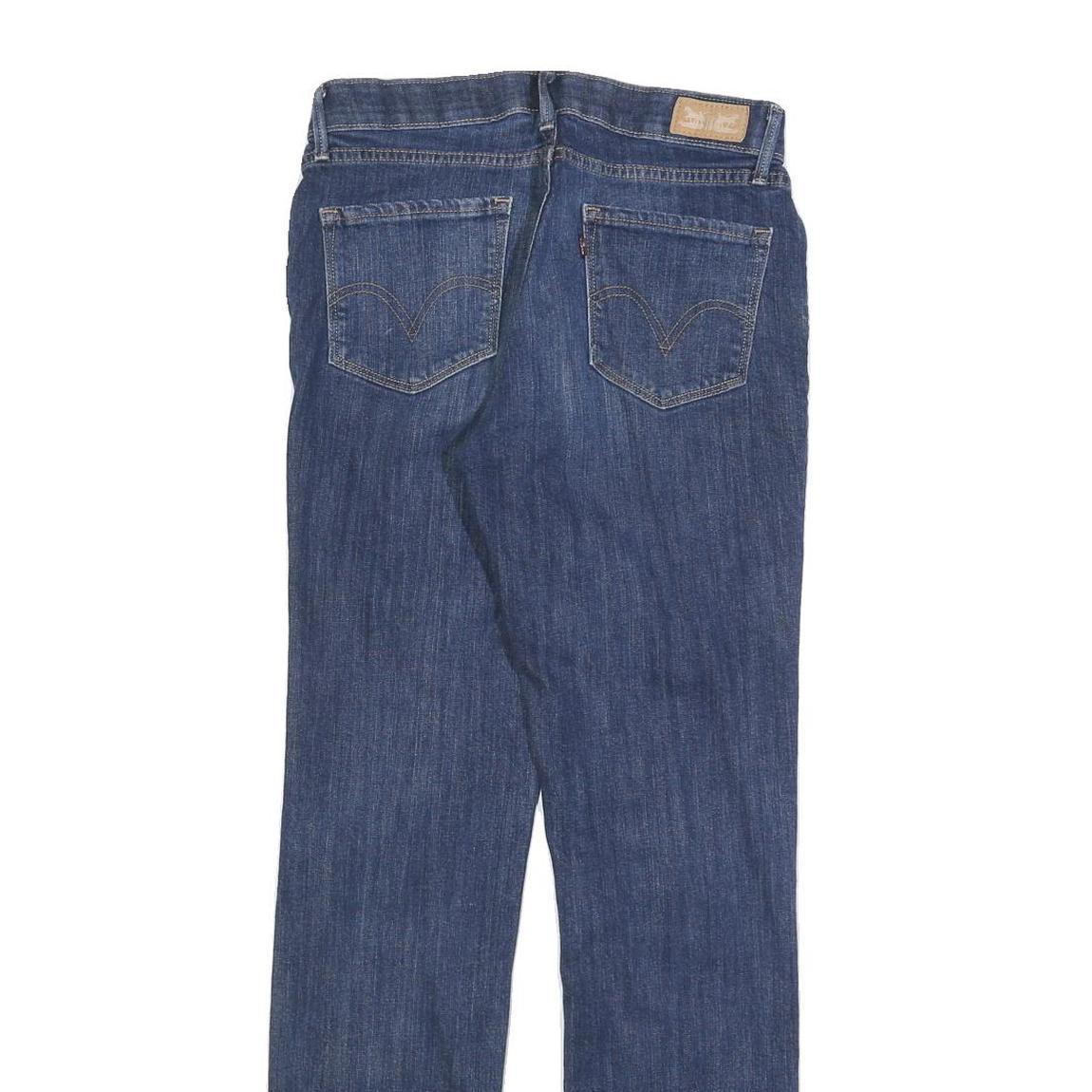 LEVI'S 525 Womens Jeans Blue Slim Straight Denim Medium W29 L30 Classic Fit