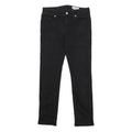 ALEXANDER MCQUEEN Womens Jeans Black Slim Skinny Denim W28 L27 Zip Cotton Blend