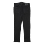 ALEXANDER MCQUEEN Womens Jeans Black Slim Skinny Denim W28 L27 Zip Cotton Blend