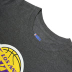 NBA Mens Grey Los Angeles Lakers Graphic T-Shirt XL Short Sleeve Crew Neck
