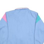 NORTHERN SPIRIT Womens Blue & Pink Collared Sweatshirt M Colourblock Zip Front