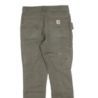 CARHARTT Mens Regular Fit Straight Leg Denim Stone Wash W30 L32 Utility Workwear