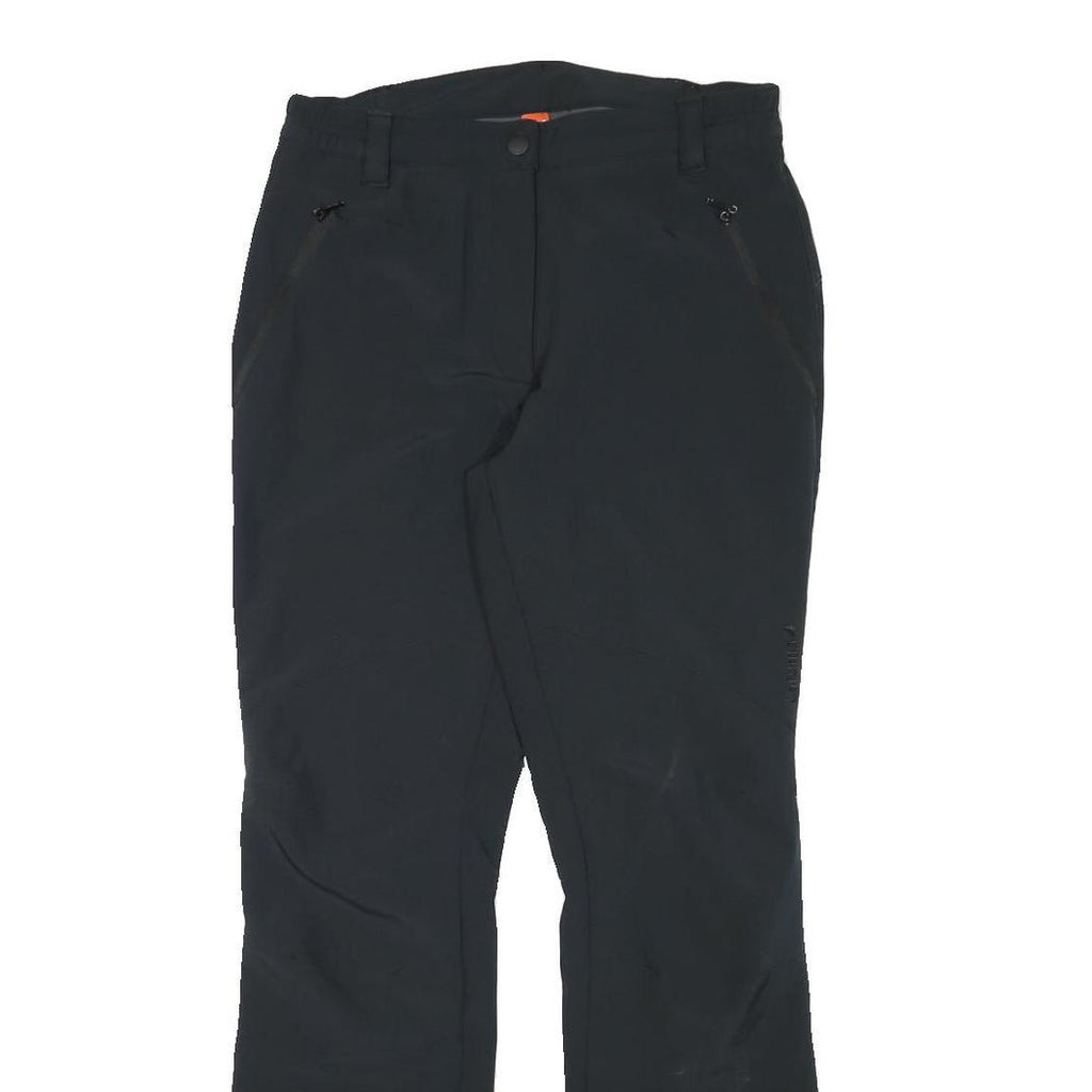 LAFUMA Womens Regular Black Polyester Blend Trousers W30 L31 Outdoor Zip Pocket